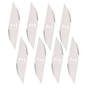 8-Piece Metal Lawn Weed Trimmer Blade Replacement Set, Lawn Mower Blades, Universal Multi-Function Saw Blades, Compatible with Most Wireless String Trimmers