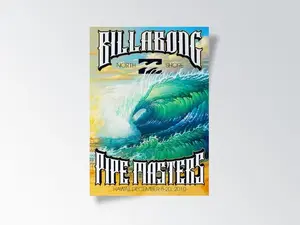 Billabong Vintage Surf Poster | Surf Room Aesthetic Ripcurl | Poster Unframe | Wall Art