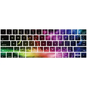 Compatible with MacBook Pro Keyboard Cover Touch Bar 13 inch  Keyboard  and 15 inch  Ultra Thin TPU 2019-2016 (Model A2159 A1989 A1990 A1706 A1707)  Protector - Nebula
