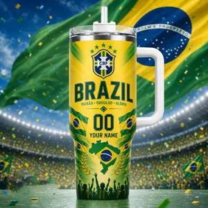 Brazil WC2026 Stainless Steel Tumbler