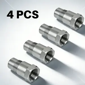 M18x1.5 Stainless Steel Threaded Adapter,Universal Pipe Fitting Connector for Industrial Applications