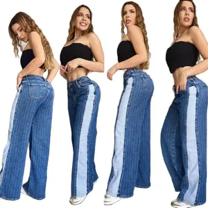 Colombian Women's High-Quality Flared Jeans - Soft Breathable Cotton Fabric with Tummy Control and Butt Lift, Perfect for Everyday Wear
