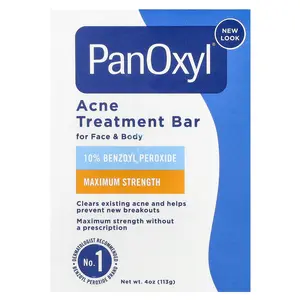 PanOxyl Acne Treatment Bar, For Face & Body , 4 oz (113 g)