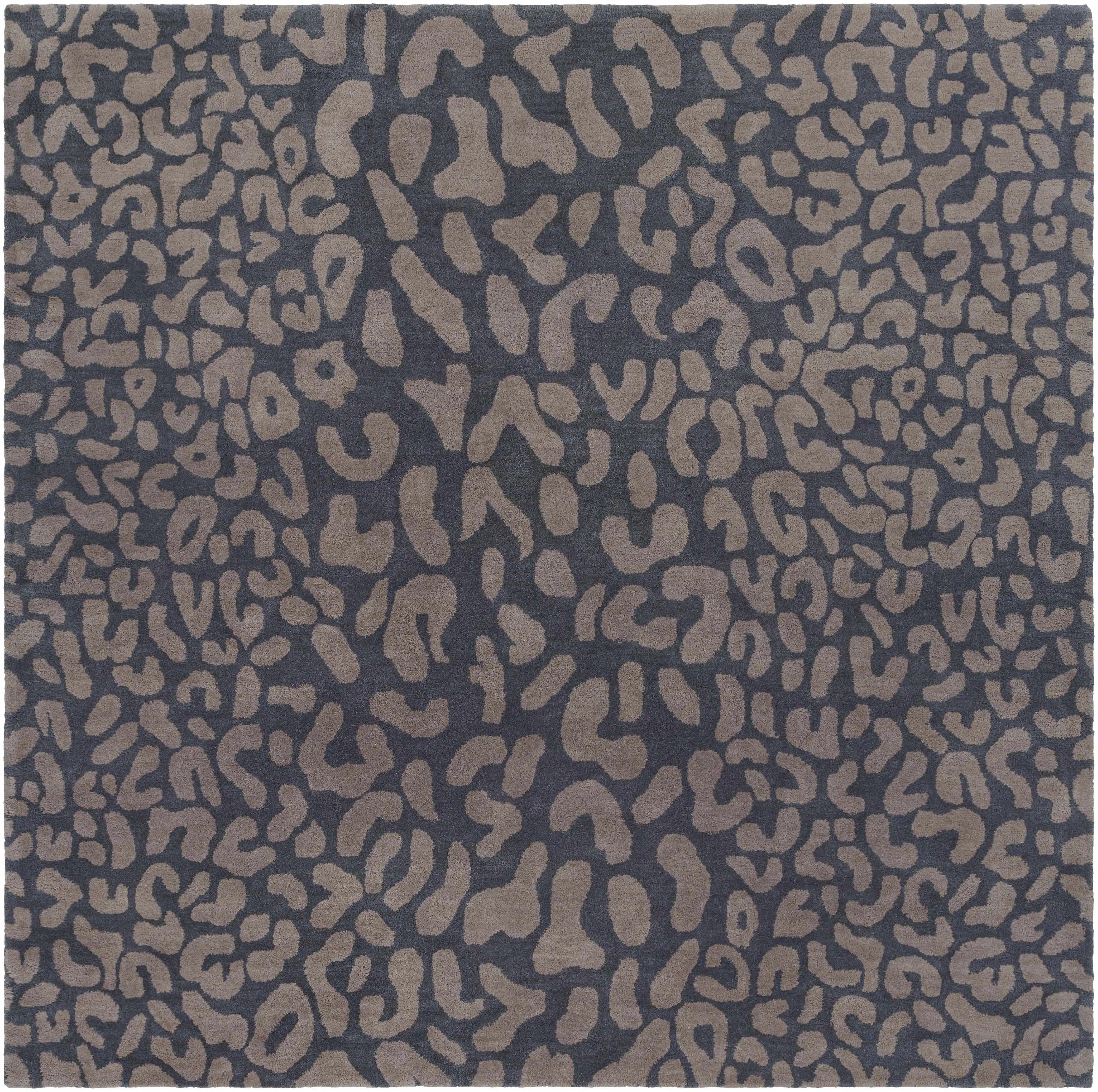 Neoma Rectangle Cheetah Print Wool Pattern Rug - Clearance, Home Decor Indoor Area Rug