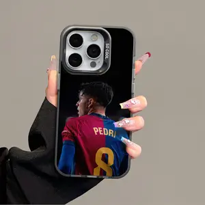 Pedri IPhone 17 Promax Phone Case Anti Drop Protective Case Suitable for Iphone 16 ProMax 15 14 13 12 11 SAMSUNG S25 24 23 22 Plus Acrylic Case