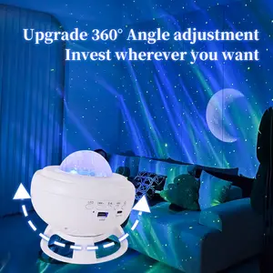 Star Projector, Galaxy Starry Projection Lamp, Bluetooth Speaker Aurora Lighting with Timer and Remote Control, LED Sky Night Light for Kids Bedroom, Gaming Decor, Home Theater, Ceiling