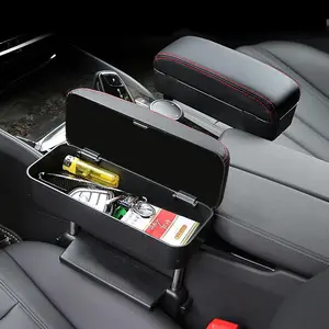 Car Armrest Support, Car Elbow Rest Pad, Universal Armrest Extender with Storage Box, Console Storage Organizer, Car Interior Accessories