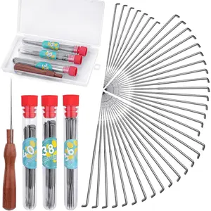 Felting Needles, Needle Felting Tools, Needle Felting Kit Wool Felting Supplies with 40 Pcs Needle Felting Needles, Wooden Handle and Storage Box for Felting Wool Projects