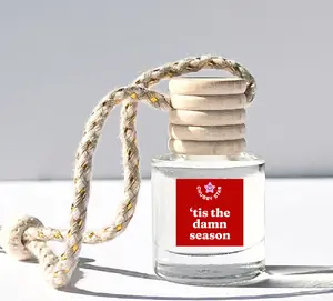 Tis The Season Festive Scented Car Freshener - Festive Holiday Car Freshener for Winter Holiday Season