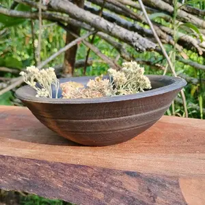 Forest Shadow Bowl – Handmade Ebonized Maple