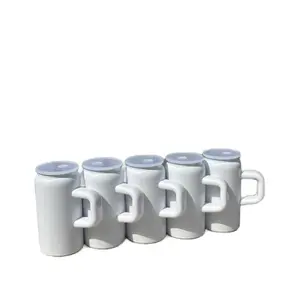 Stainless Steel Cups with Handles - Set of 5- Drinkware, Tumbler
