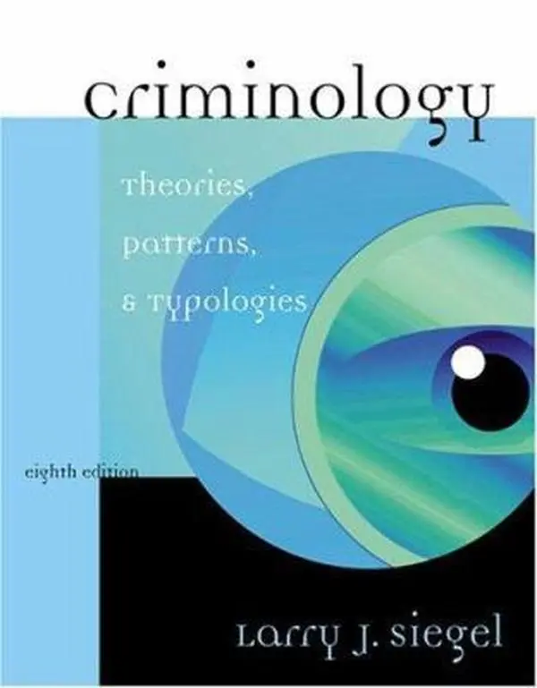 USED Book - Criminology: Theories, Patterns, and Typologies (with InfoTrac) (Available Titles CengageNOW) by Larry J. Siegel (Hardcover) - english