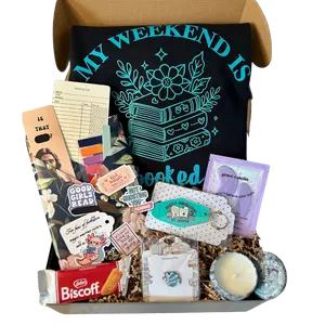 Blind Date with a Book Value Box - Perfect Gift for BookTok, Bookish Sweatshirt, Stickers, Annotation Tabs, Cozy Extras