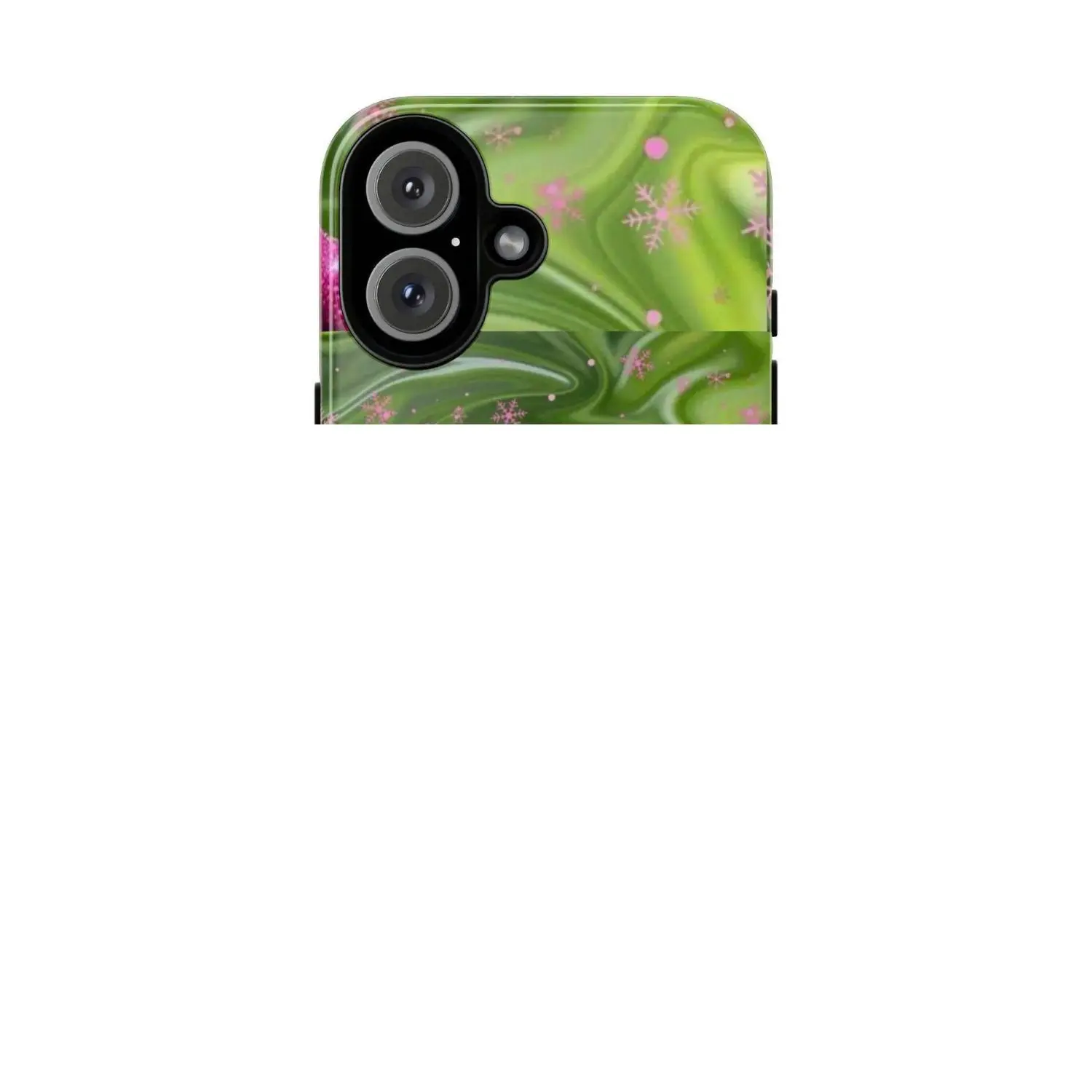 Glitter Gr!nchy Christmas Phone Case – Gr!nch Cartoon Inspired Phone Case for iPhone 17 16 15 14 13 12 11 Pro Max X XR XS & Galaxy S25 S24 S23 S22 S21 | Sparkling Festive Holiday Case, Retro Green Cover, Bling Xmas Gift for Her Women Girls
