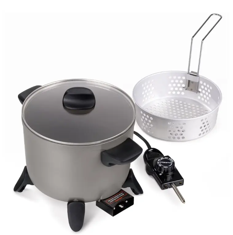 Presto Kitchen Kettle Ceramic Deep Fryer/Multi-Cooker