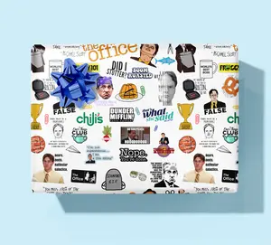 The Office XL 28" x 120" Wrapping Paper Christmas Birthday Wrapping Paper | FREE Shipping | Michael Scott | Boss Work Gift Wrap by the Roll