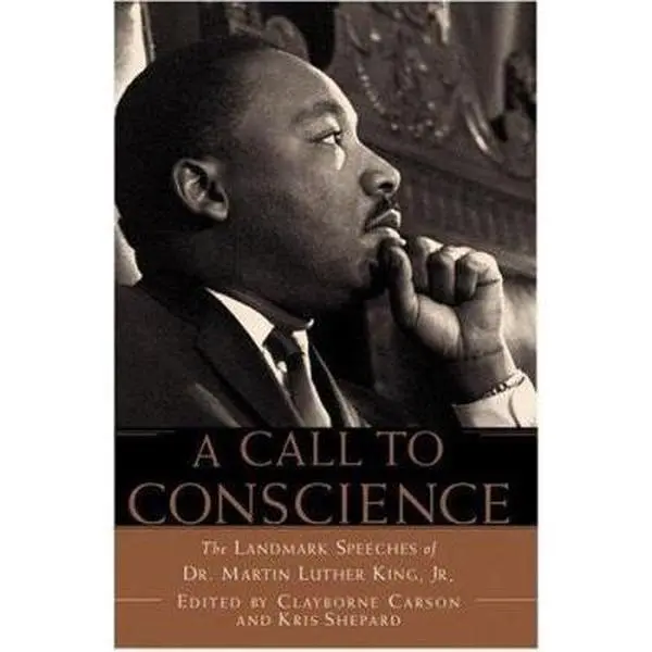 USED Book - A Call to Conscience: The Landmark Speeches of Dr. Martin Luther King, Jr. by Clayborne Carson (Hardcover) - english