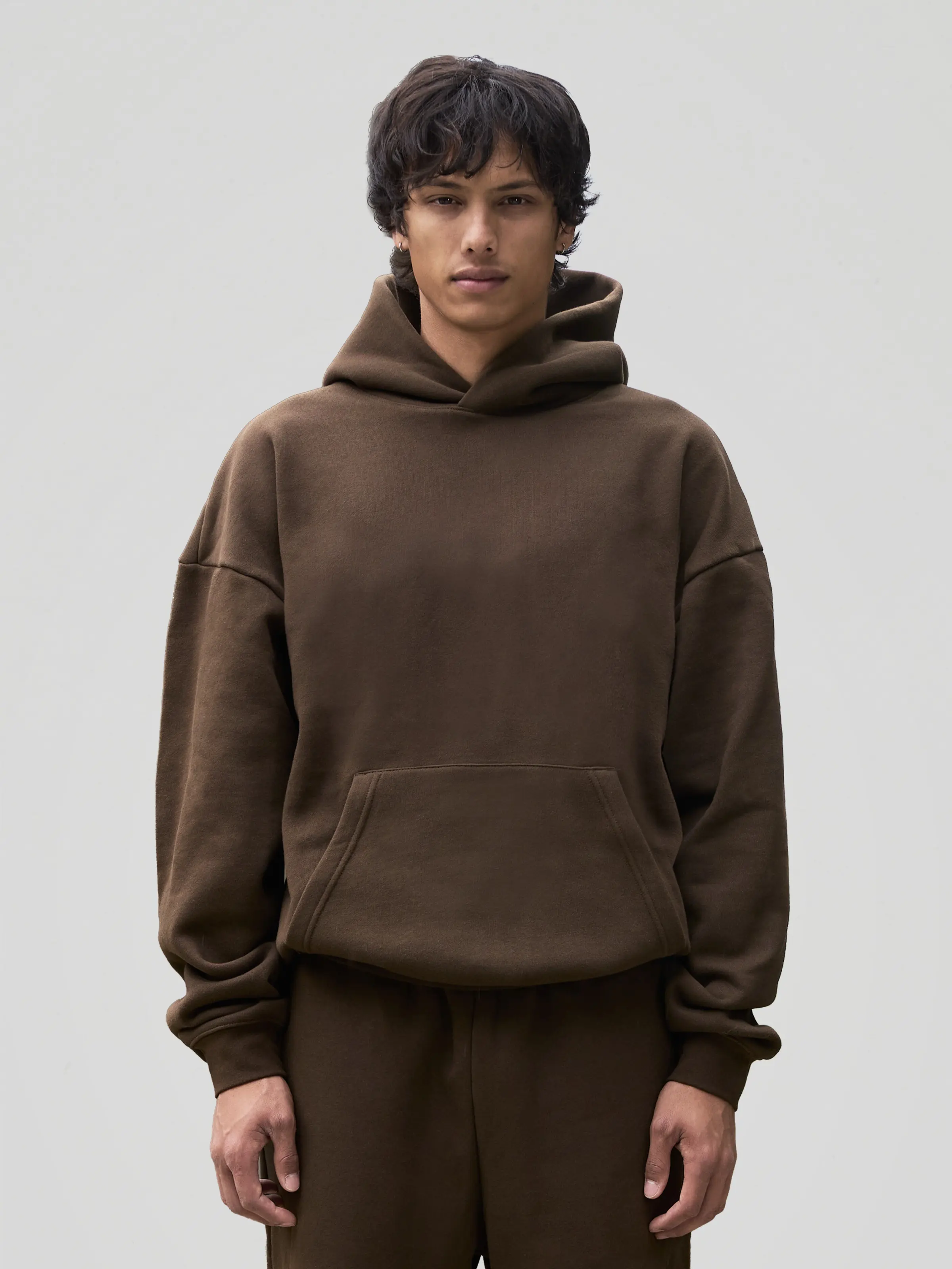 350 GSM 'Chestnut' Fleece Hoodie