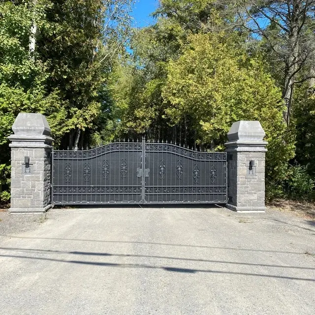Gate Privacy Screen Cover Privacy Barrier for  Gate Fence, Driveway in Black/Beige/Brown/Smoke/Walnut fence installation
