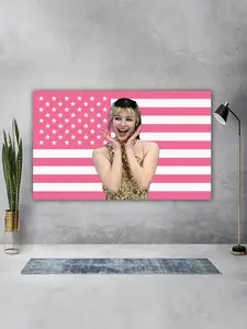 Alysa Liu Pink Flag - Olympic Gold Medalist 2026, Team USA Figure Skating Fan Memorabilia, Historic Champion Comeback Collectible