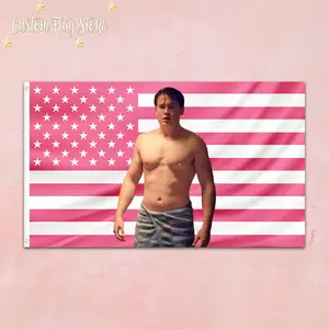Kit Connor Towel Pink Flag Tapestry – Aesthetic Personalized Wall Hanging, Custom Pink American Flag Decor for Bedroom, Dorm & Perfect Gift for Kit Connor Fans, Collectors & Pop Culture Lovers