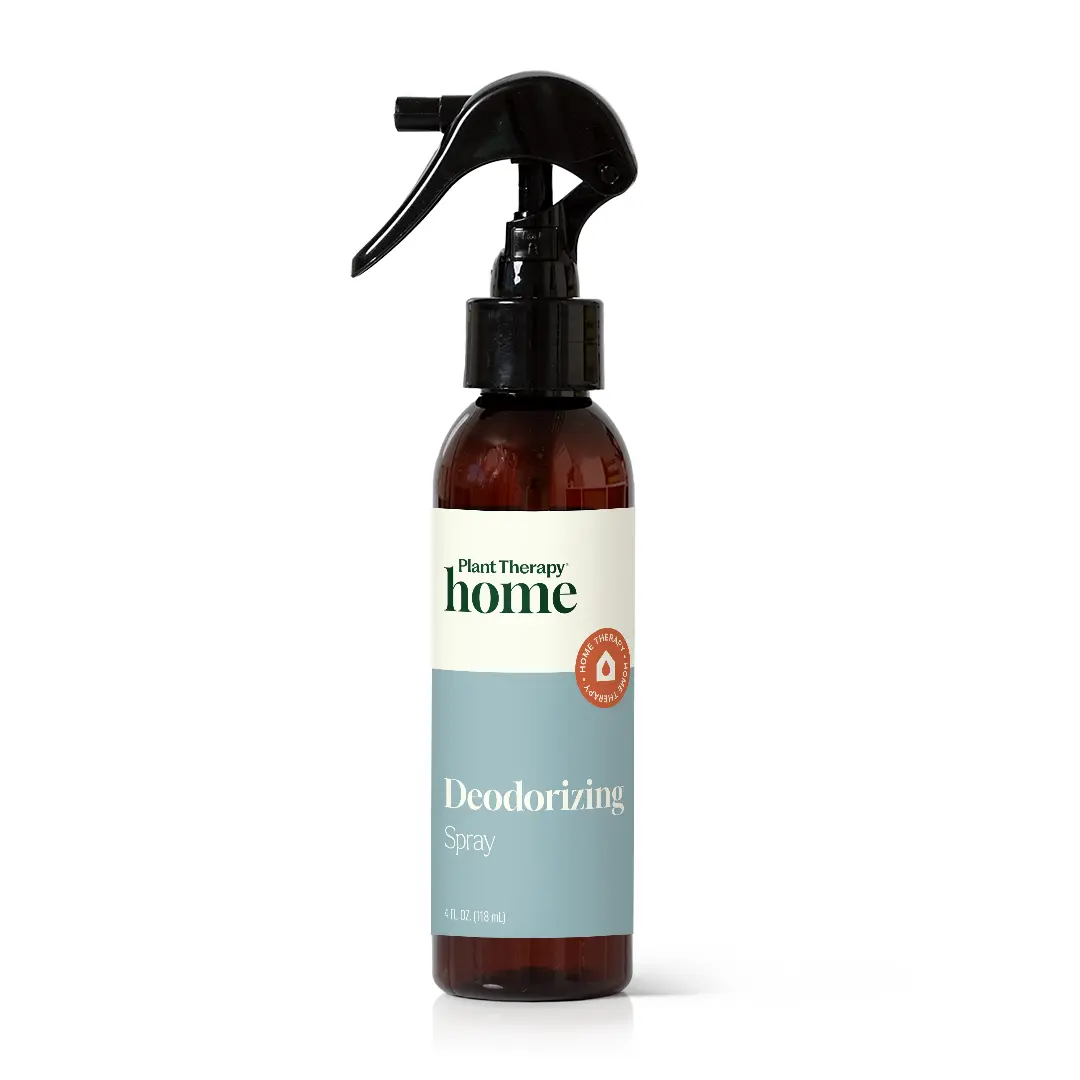 Plant Therapy Home Deodorizing Room Spray 4 oz - Quick Freshness with Pure Essential Oils, Free from Harsh Chemicals & Synthetic Fragrances