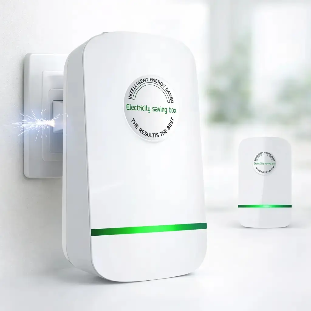 Plug-In Power Box with US Plug 2026 Updated Design, Compatible with 90–250V Input Range