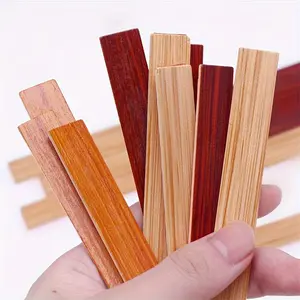 20pcs Dollhouse Miniature Wood Flooring Peel & Stick Planks with Realistic Wood Grain Pattern for BJD Kitchen Scene, Perfect Craft Gift, Wood for Crafts