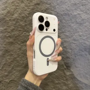 New Simple 2-in-1 Magnetic Full Protection Shockproof Phone Case for iP17Promax/16/15/14/13/12 with MagSafe Compatibility & Full-Body Protection