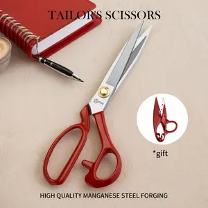 Manganese Steel Sewing Scissors, 8/9 Inch Professional Fabric Cutting Shears, High Strength Tailoring Tools for Home Sewing, Clothing Alterations, Suit Customization, Sewing Supplies Crafts, Sewing Accessories