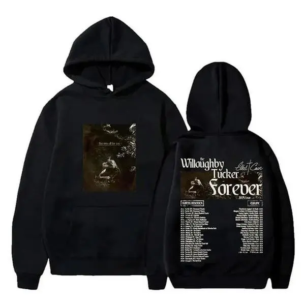 Ethel Cain Willoughby Tucker Forever Tour 2025 Hoodie Women Men HipHop Long Sleeve  Hoodie Casual Fleece Fabric Cotton Pullover Hoodie Tops Trendy for Women for Men