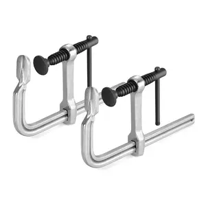 #JumpstartSale Jorgensen Bar Clamps, 6-Inch Light-duty Drop Forged Steel Bar Clamps for Woodworking and Welding, 2 Pack