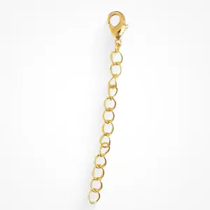 EVRY JEWELS Gold or Silver PlatedChain Extender Plated Women's Hypoallergenic EVRY JEWELS Gold or Silver PlatedChain Extender