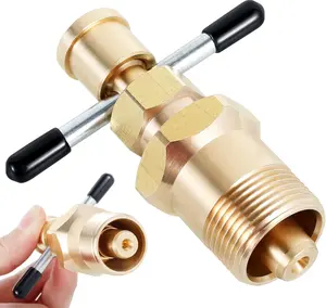 US Olive Puller Heavy Duty Metal Olive Removal Tool Ergonomic Labor Saving Compression Sleeve Puller Pipes Plumbing Tool for 1/2-3/4 inch Copper Pipe