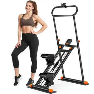 Health & Fitness Stair Stepper, Extended Step Range Climber Machine for Legs, Core and Glute Workouts, 2-Level Resistance