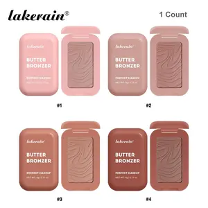 Butter Bronzer & Contour Powder Palette, Long-Lasting Sculpting Formula, Flawless Facial Contouring for All Skin Tones, Perfect Gift for Women, Radiant Soft-Focus Bronzer, Soft Matte Finish, Bronzer Makeup, Enhancing Bronzer, Longwearing Bronzing Powder
