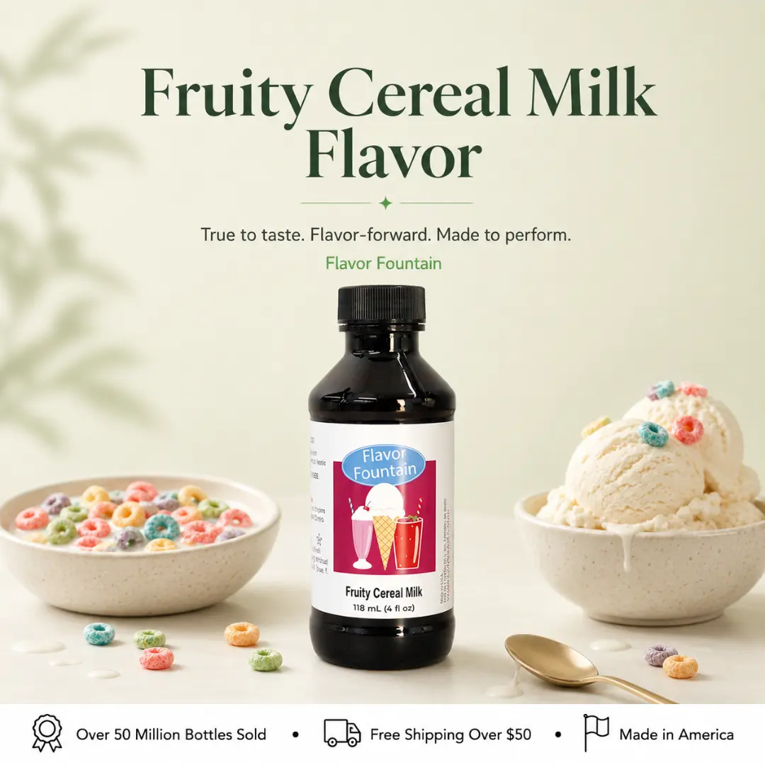 Fruity Cereal Milk Flavor Fountain