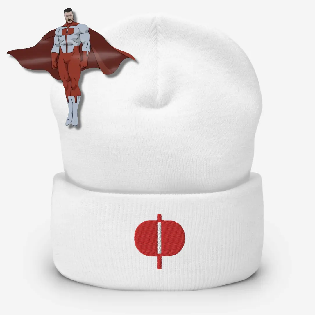 Embroidered Invincible Beanies W/Satin Lining