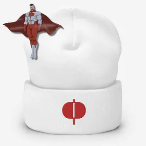 Embroidered Invincible Beanies W/Satin Lining