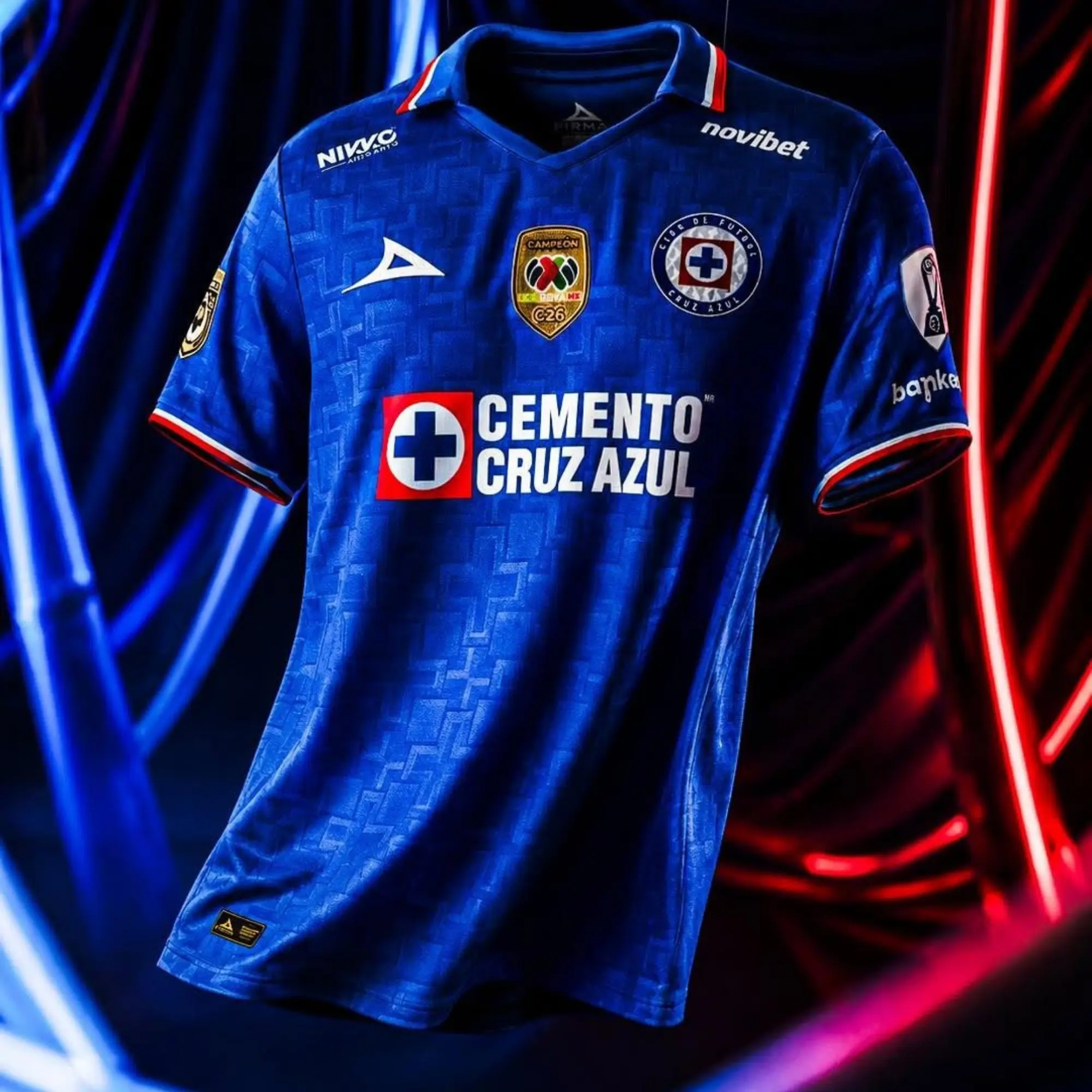 Blue Cruz Azul Home Jersey 2025/2026, Lightweight Short Sleeve Football Shirt, Breathable Athletic Active Top, Liga MX Gear