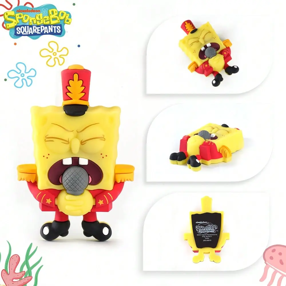 1PC Sponge Bob Square Pants Character Refrigerator Magnets, Decorative Fridge Magnets, Magnets for fridge, Spongebob Merchandise, Sturdy Cartoon Anime Figures Fridge Magnetic, Kitchen Door, Whiteboard Accessories Home Decor Supplies Holiday Gift