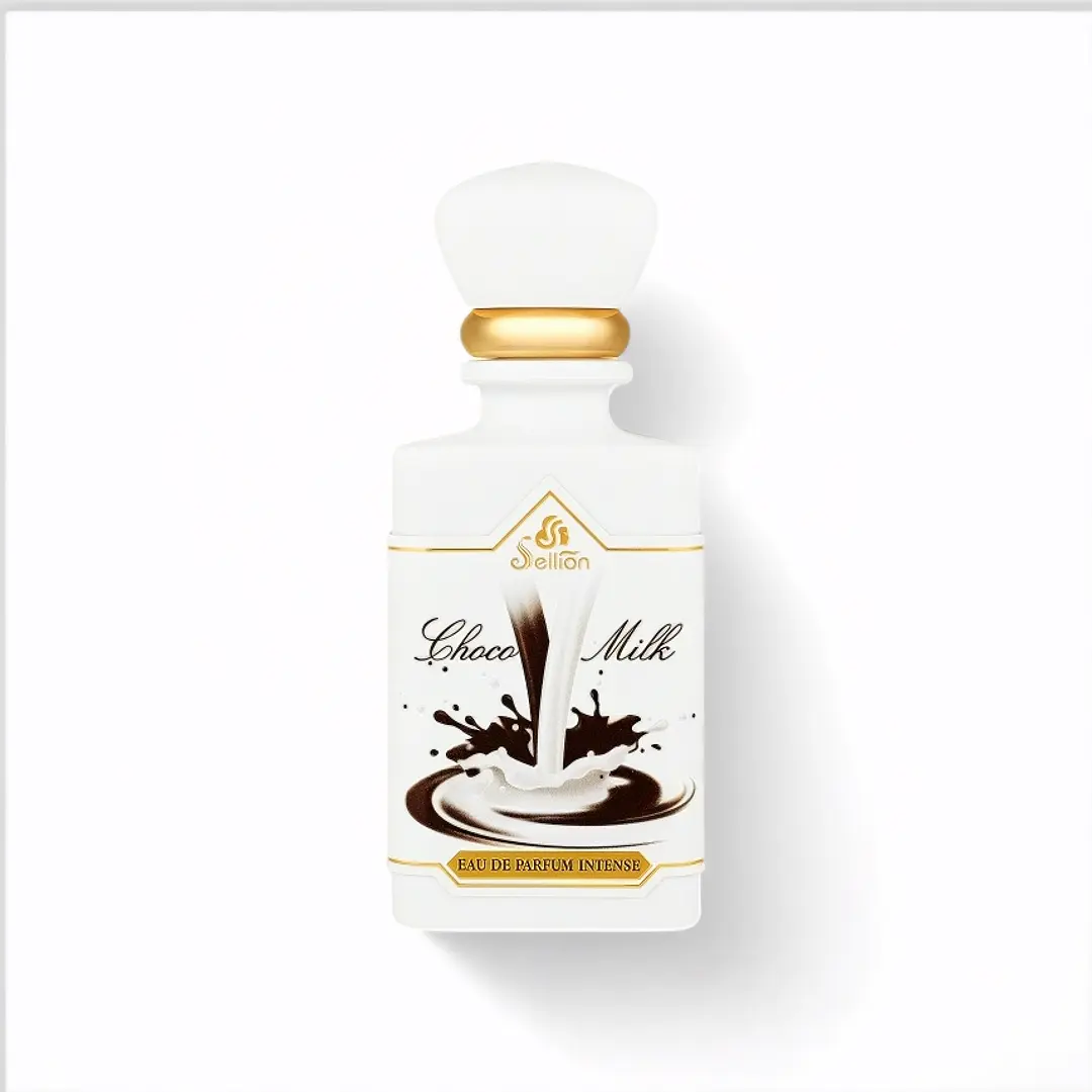 Sellion Unisex Choco Milk EDP Sprays - Vanilla Chocolate Flavored Scented Spring Non-Toxic Gourmand Perfume, Alcohol-Free Long-Lasting, 3.3Oz/100ml Single Item, Gift for Her (Spring Glow Up Collection), Non Toxic Perfumes,summer outifit