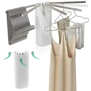 Wall Mounted Clothes Drying Rack, 1 Count Foldable Wall Octopus Clothes Drying Rack, Space Saving Drying Rack for Indoor and Outdoor