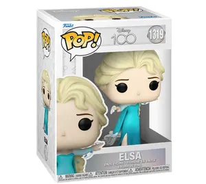 Funko Disney's 100th - Elsa Pop! Vinyl Figure 1319 Collectible Figurine from Frozen Movie Edition 1319 Ideal for Disney Fans and Collectors