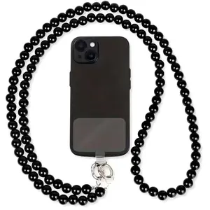 Beaded Phone Strap Holder 47.24 Inches, Anti-Theft Patched Belt, Fits All Phone Cases, Durable Fashionable, Adjustable Phone Lanyard