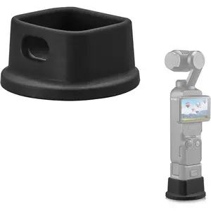 PCTC Silicone Non-Slip Desktop Mount for DJI Osmo Pocket 3, Lightweight and Compact, OSMO Pocket 3 Accessories (Silicone Black)