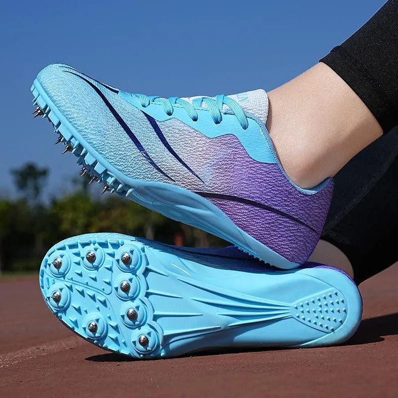 Middle-Short Distance Running Spikes, Unisex Student Track and Field Competition Runners