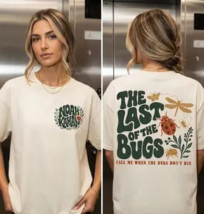 Noah Kahan The Last of the Bugs Graphic Tee  Retro Concert Shirt