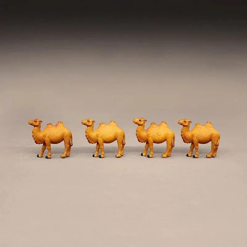 PVC Resin & Plastic Camel Miniatures Set (3pcs/6pcs/10pcs), Garden Sculptures, Fairy Garden Ornaments, DIY Craft Accessories, Ornament Decor Collectibles