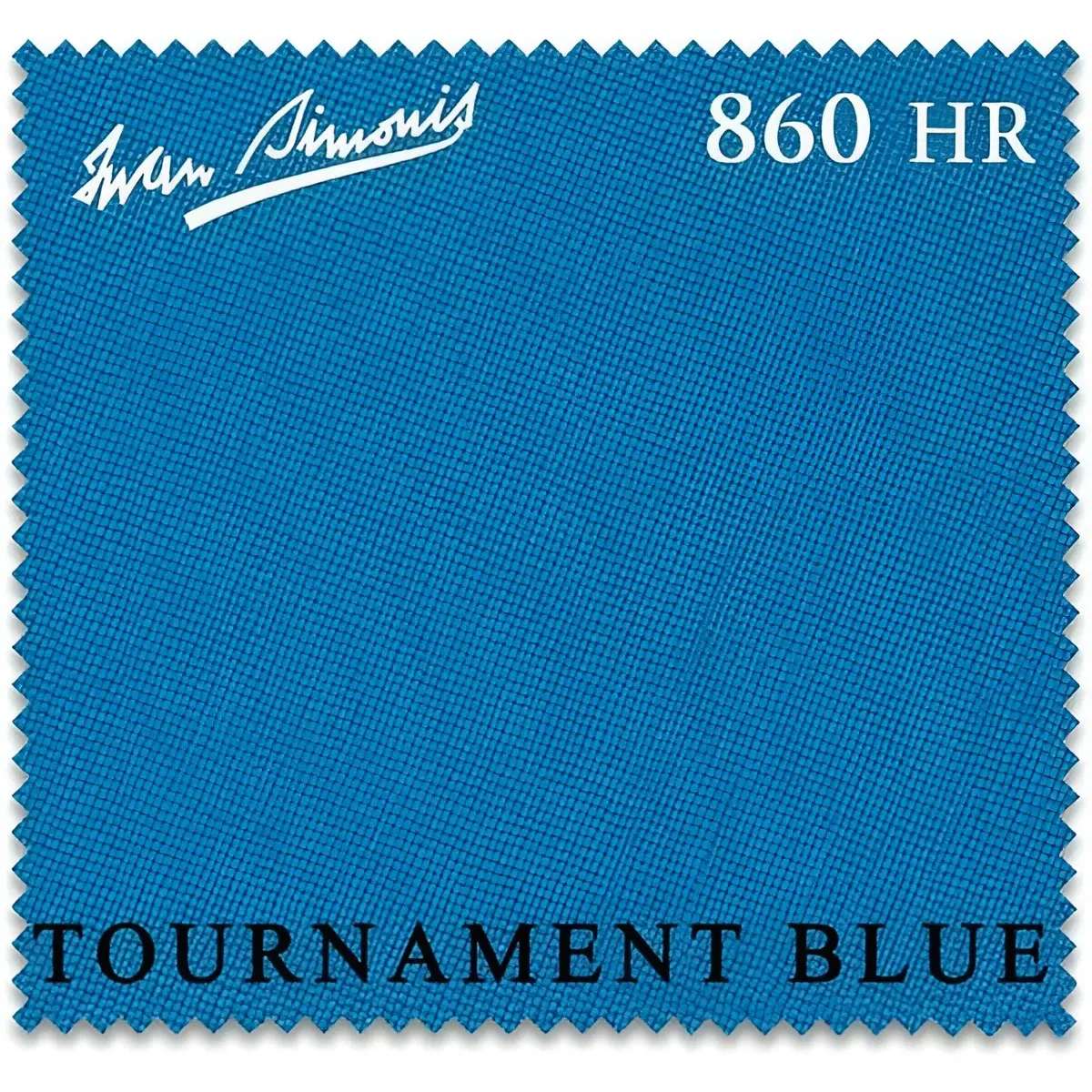 Iwan Simonis 860HR Pool Table Cloth (Tournament Blue, 8 ft)